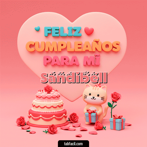 GIF de Sandibell - 🕯️ Feliz Cumpleaños para mí