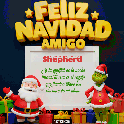 GIF de Shepherd - Feliz Navidad Amigo