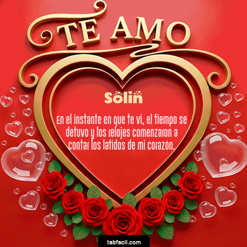 Gif Te Amo Feliz Dia Amor Solin