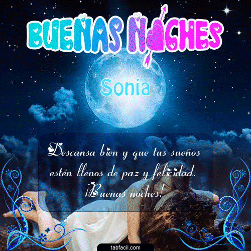 Buenas Noches Sonia