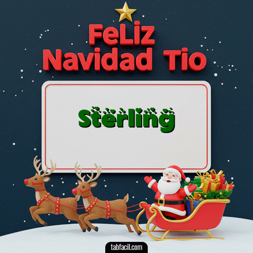 Feliz Navidad Tío Feliz Navidad Sterling