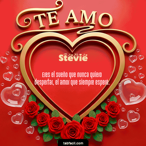 Te Amo Feliz Dia Amor Stevie