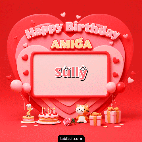 Ver GIF de 🍰 Happy BirthDay Amiga GIF de Sully - 🍰 Happy BirthDay Amiga