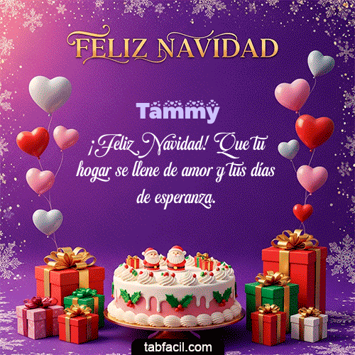 GIF Animado de Feliz Navidad para Tammy - 🎅 Merry Christmas