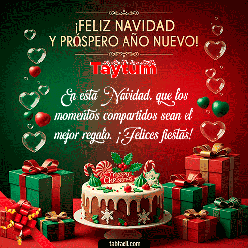 Feliz Navidad y Próspero Año Nuevo Feliz Navidad Taytum