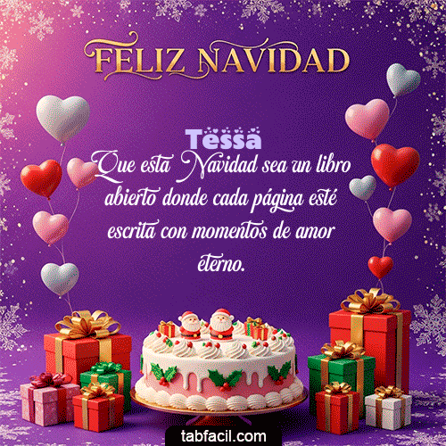 🎅 Merry Christmas Feliz Navidad Tessa