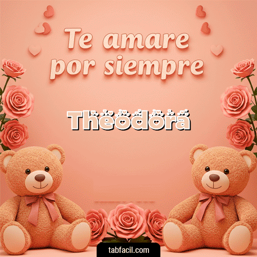 Te amaré por siempre Feliz Dia Amor Theodora