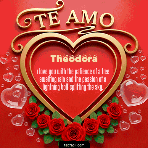 Gif Te Amo Feliz Dia Amor Theodora