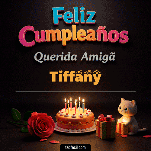Feliz Cumpleaños Querida Amiga Tiffany