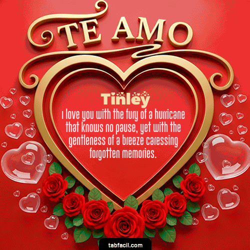 Te Amo Feliz Dia Amor Tinley