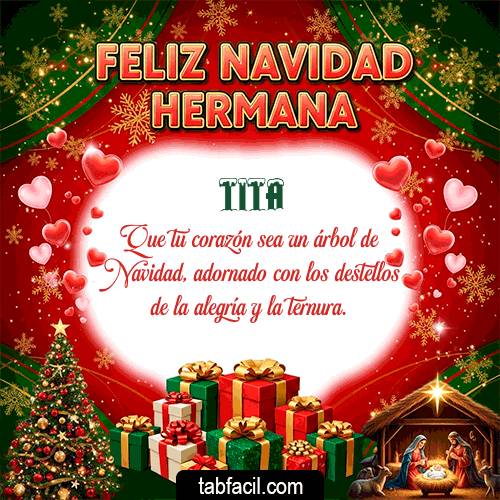 Feliz Navidad Hermana Feliz Navidad Tita