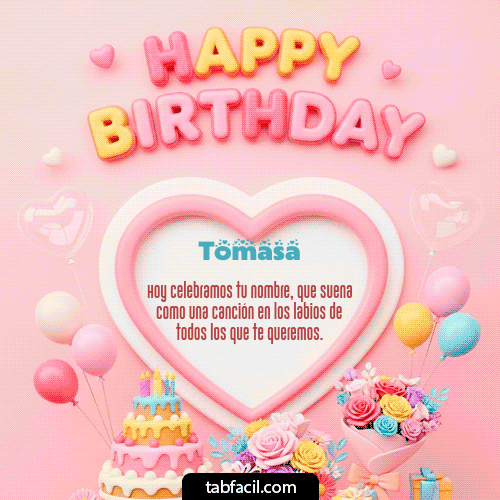 GIF de Tomasa - Happy Birthday Amiga