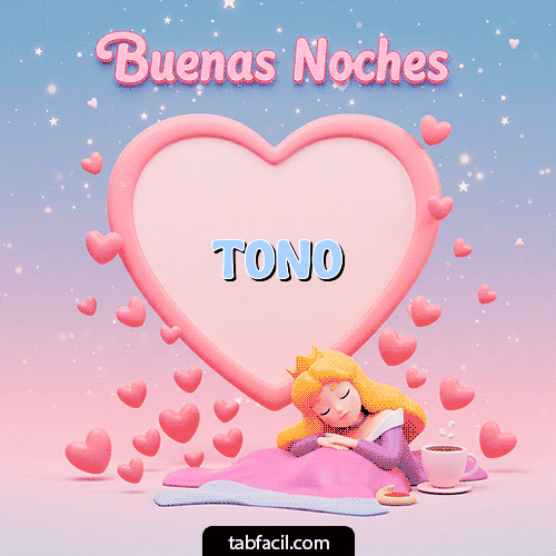 Gif Buenas noches corazón Tono
