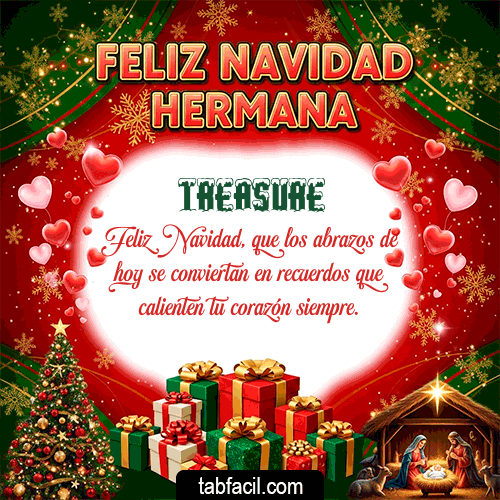 Feliz Navidad Hermana Feliz Navidad Treasure