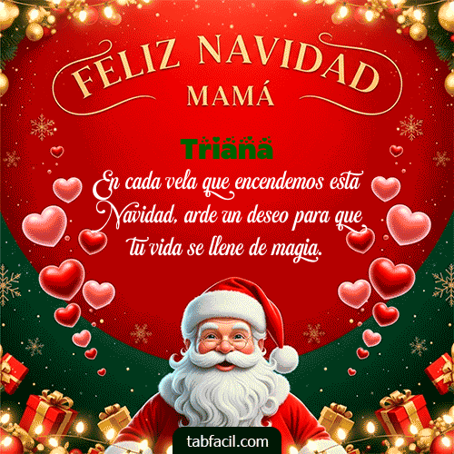 GIF de Triana - Feliz Navidad Mamá