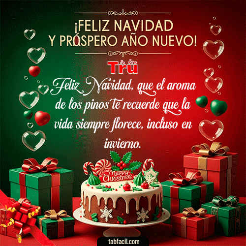 Feliz Navidad y Próspero Año Nuevo Feliz Navidad Tru
