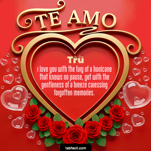 GIF de Tru - Te Amo