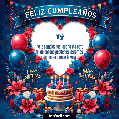 GIF de Ty - Feliz Cumpleaños Amigo