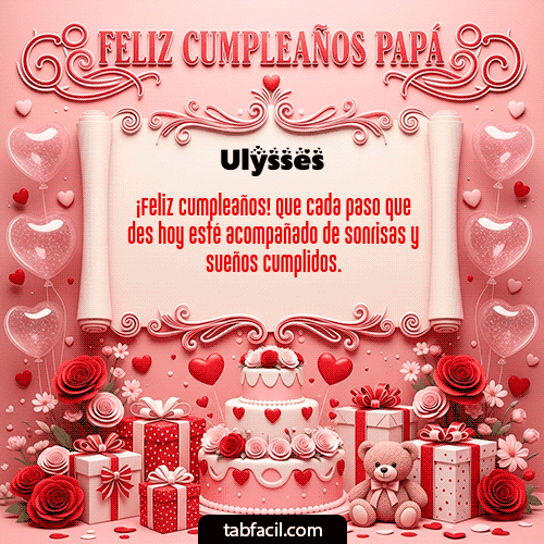 Gif Feliz Cumpleaños Papá Ulysses