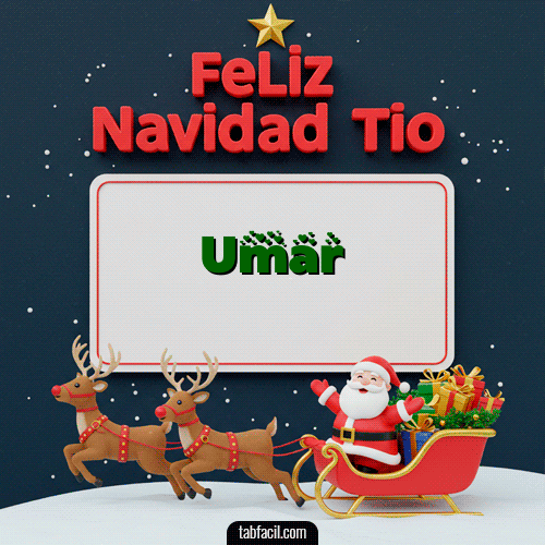 GIF de Umar - Feliz Navidad Tío