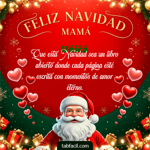 Ver GIF de Feliz Navidad Mamá GIF de Unica - Feliz Navidad Mamá