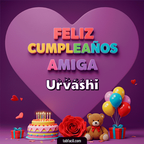 GIF de Urvashi - 🎁 Feliz Cumpleaños Amiga