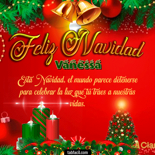 Feliz Navidad Feliz Navidad Vanessa