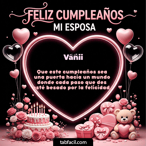 Feliz Cumpleaños Vanii GIF