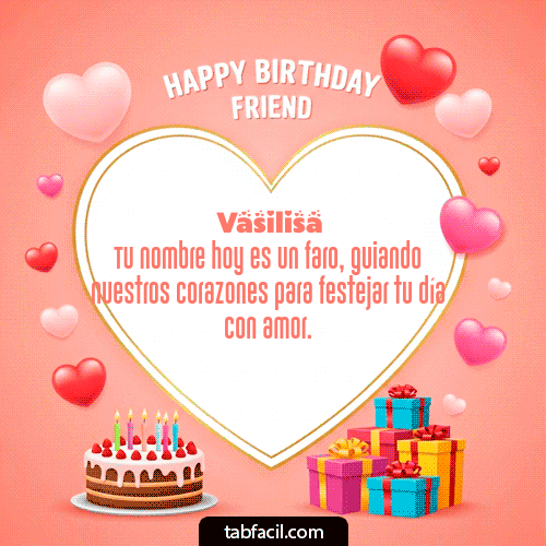 GIF de Vasilisa - Happy Birthday Friend