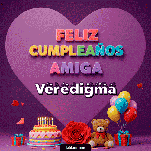 🎁 Feliz Cumpleaños Amiga Feliz Cumpleaños Veredigma
