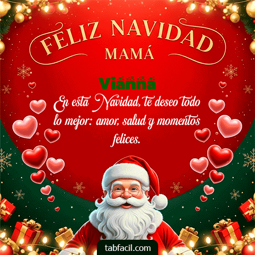 GIF de Vianna - Feliz Navidad Mamá