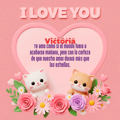 Gif Te Amo!!! Feliz Dia Amor Victoria
