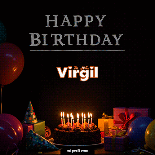 Happy BirthDay Feliz Cumpleaños Virgil