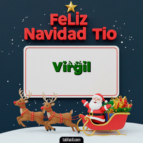 GIF de Virgil - Feliz Navidad Tío
