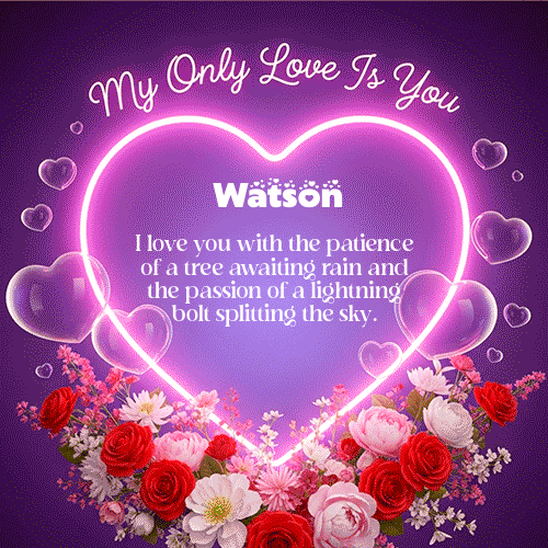 GIF de Watson - My Only Love