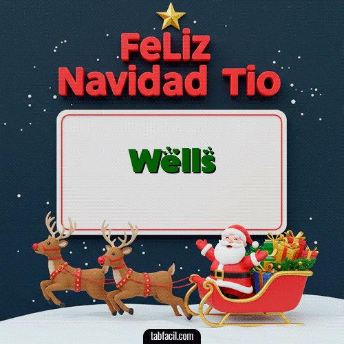 GIF de Wells - Feliz Navidad Tío