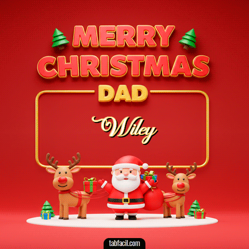 GIF Animado de Feliz Navidad para Wiley - Merry Christmas DAD