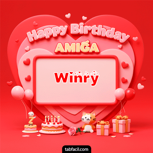 Happy BirthDay Amiga Winry