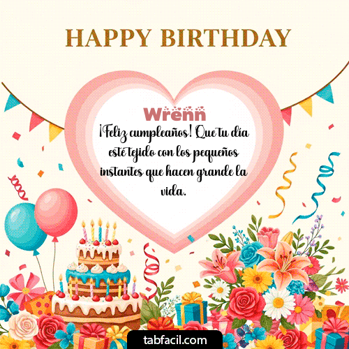 GIF de Wrenn - Happy BirthDay Friend!
