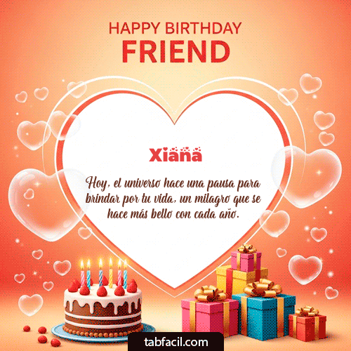 GIF de Xiana - Happy Birthday Friend