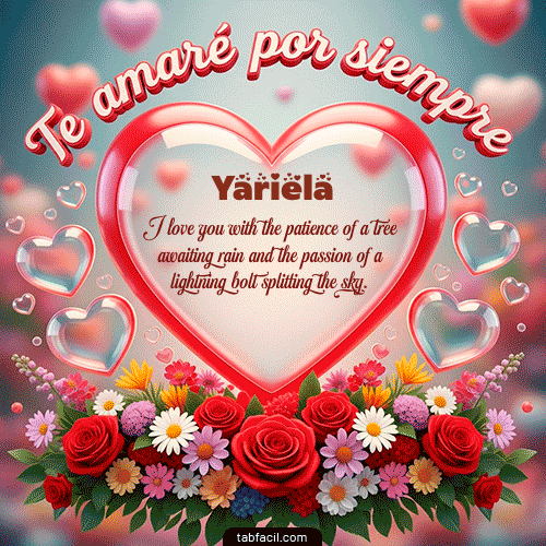GIF de Yariela - Te amaré por siempre