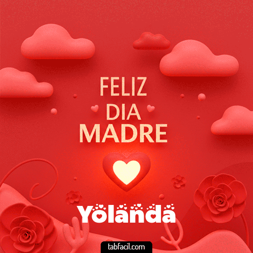 Gif Feliz Día Madre Yolanda