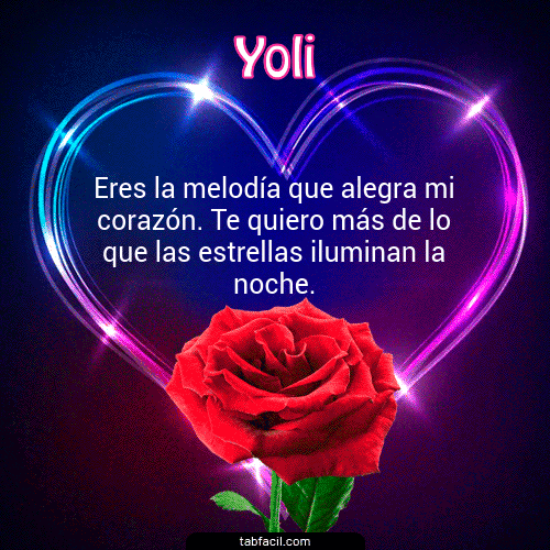 I Love You Yoli