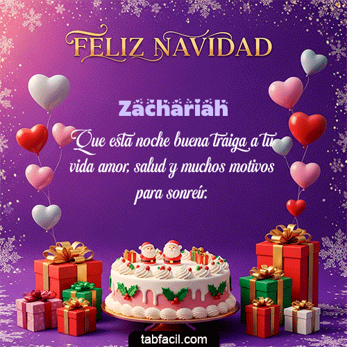 GIF Animado de Feliz Navidad para Zachariah - 🎅 Merry Christmas