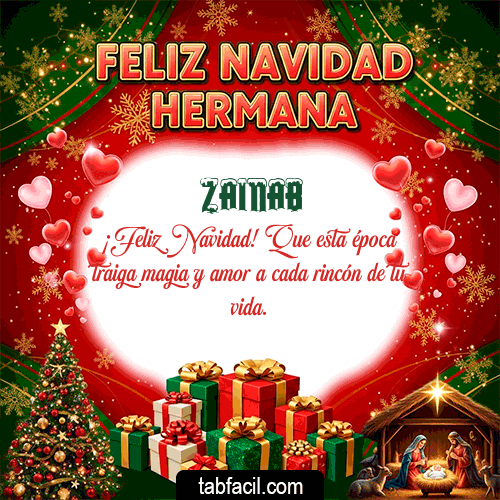 Feliz Navidad Zainab GIF