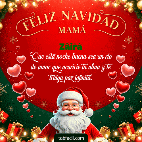 GIF de Zaira - Feliz Navidad Mamá