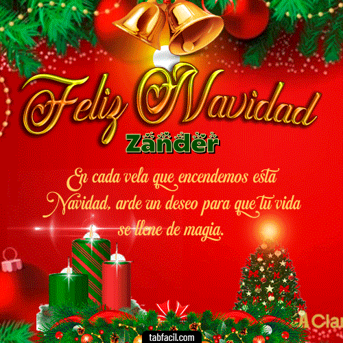 Feliz Navidad Zander GIF