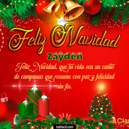 Feliz Navidad Zayden GIF
