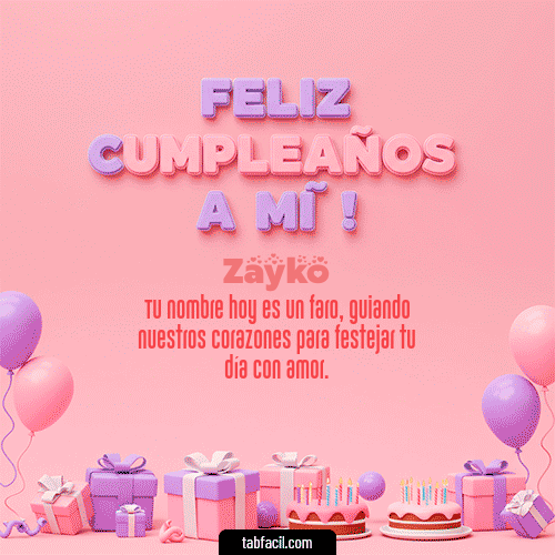 GIF de Zayko - 🕯️ Feliz Cumpleaños para mí