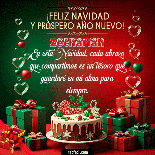 GIF Animado de Feliz Navidad para Zechariah - Feliz Navidad y Próspero Año Nuevo